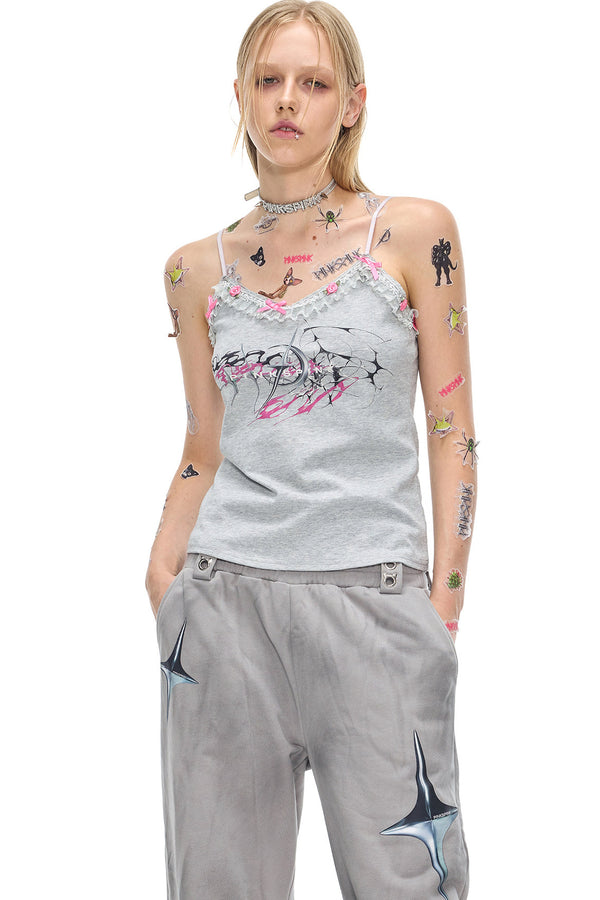 Double-Layer Lace Camisole