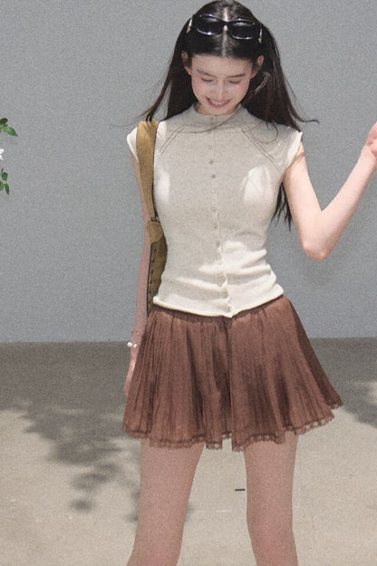 Longing Chiffon Pleated Skirt