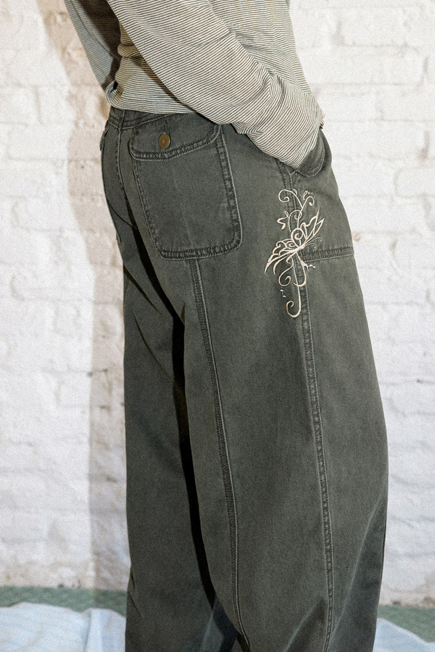 Vintage Straight Cargo Pants