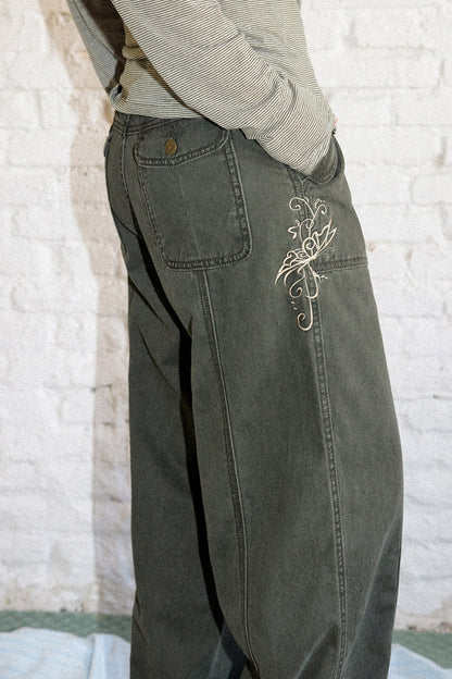 Vintage Straight Cargo Pants