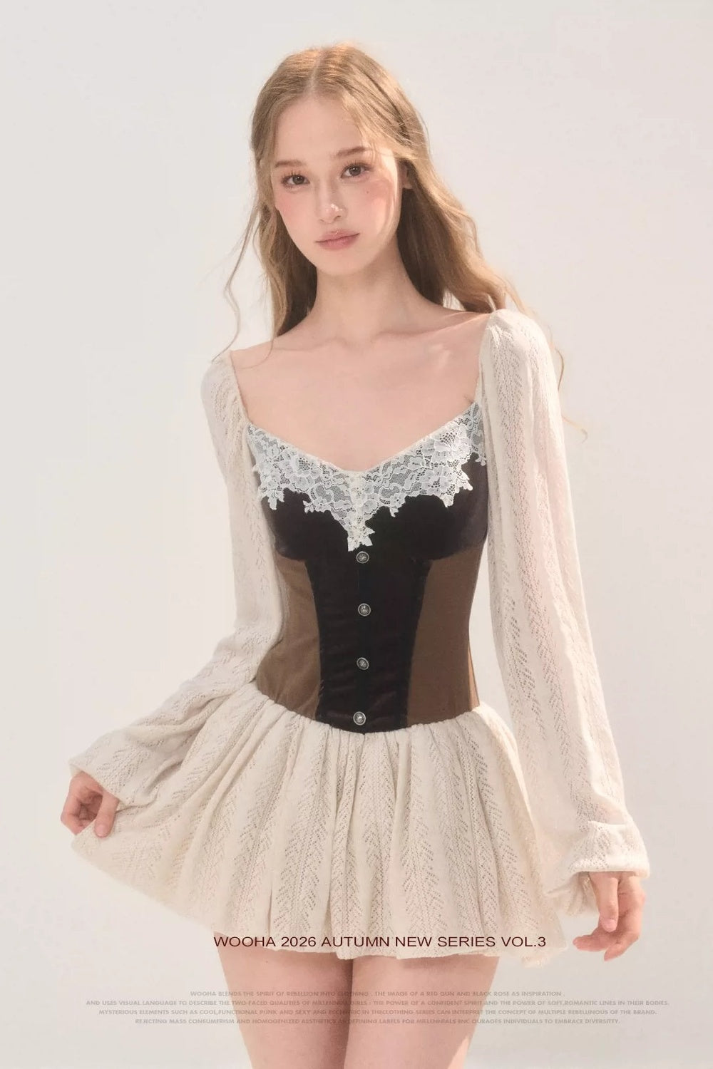 Knitted Patchwork Dress