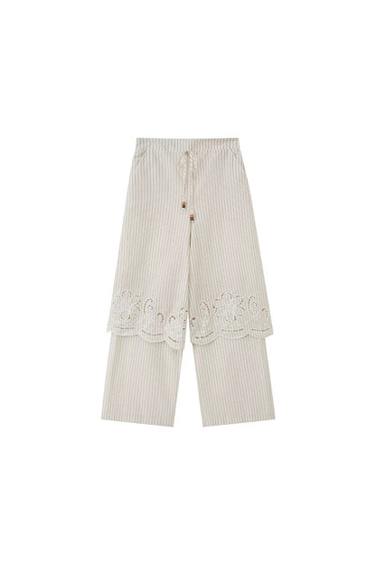 Embroidered Cutout Camisole Set-Up