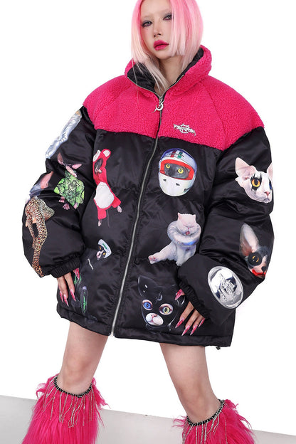 Pink Collar Cat Jacket