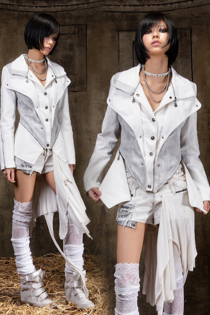 Gothic Layered-Look Jacket