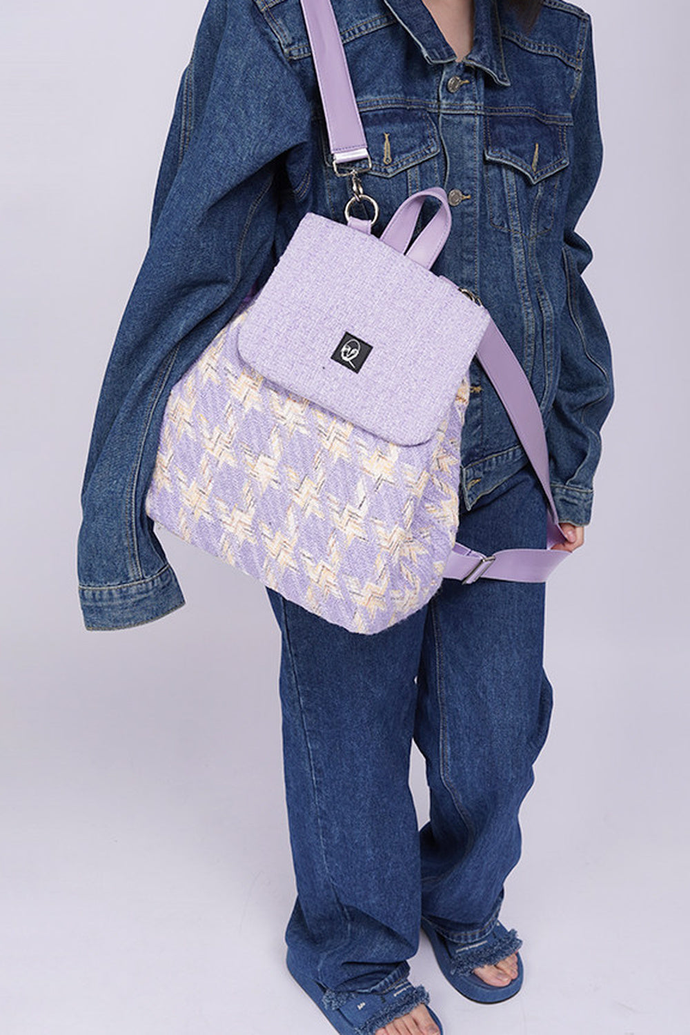 Y2K Furry Crossbody Backpack