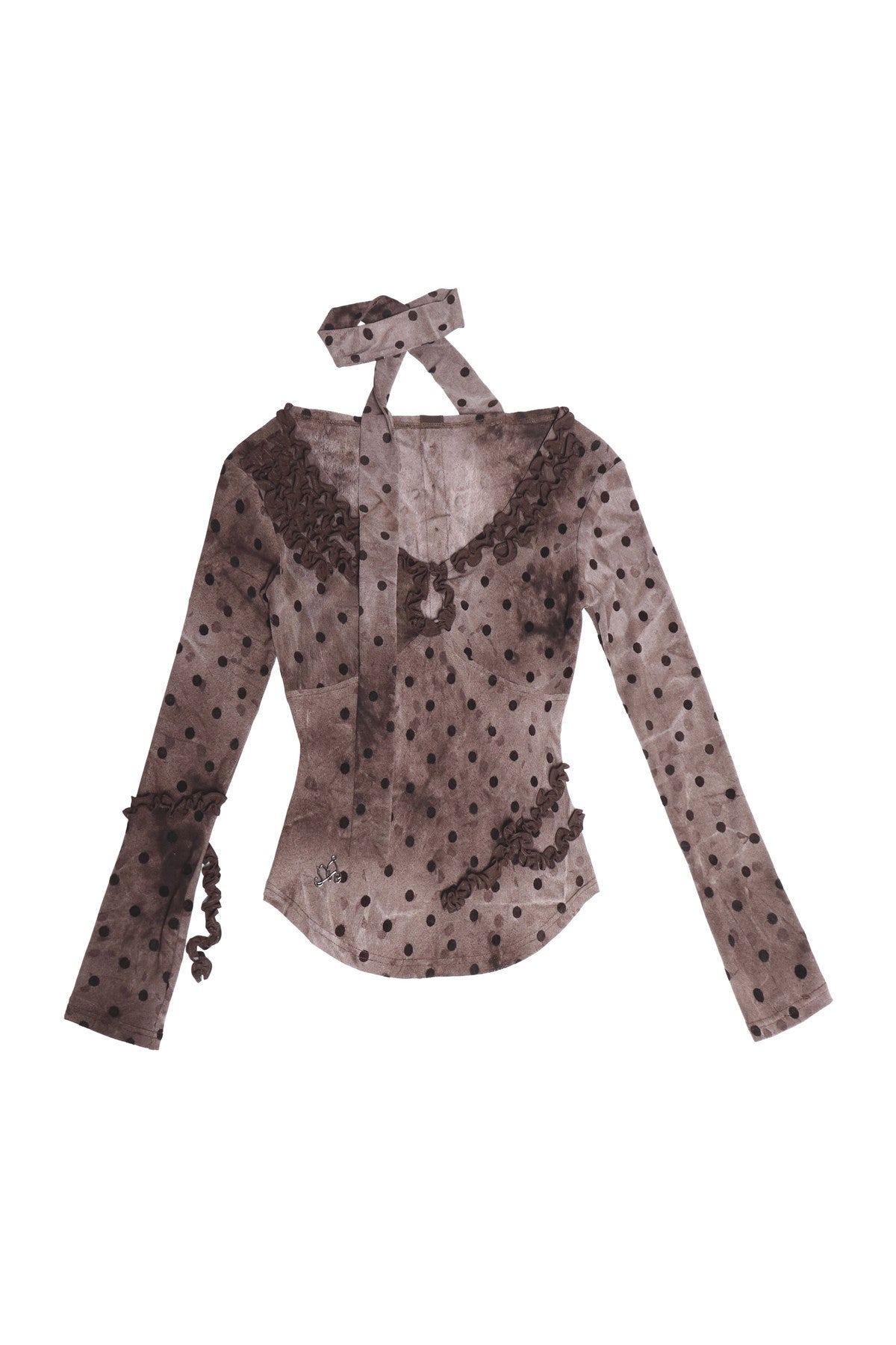 Polka Dot Long Sleeve Shirt