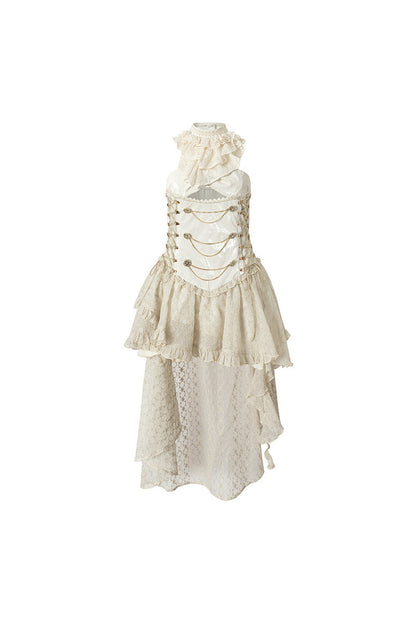Victorian Lace Asymmetrical Dress Set-Up