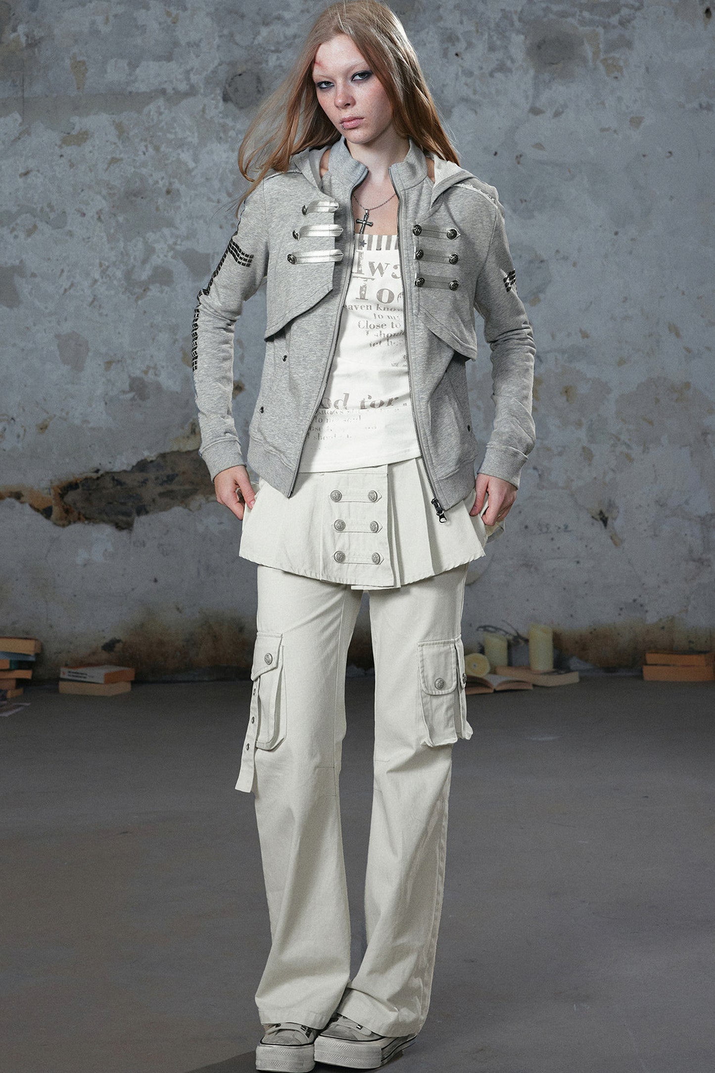 Napoleon Hooded Metal Jacket