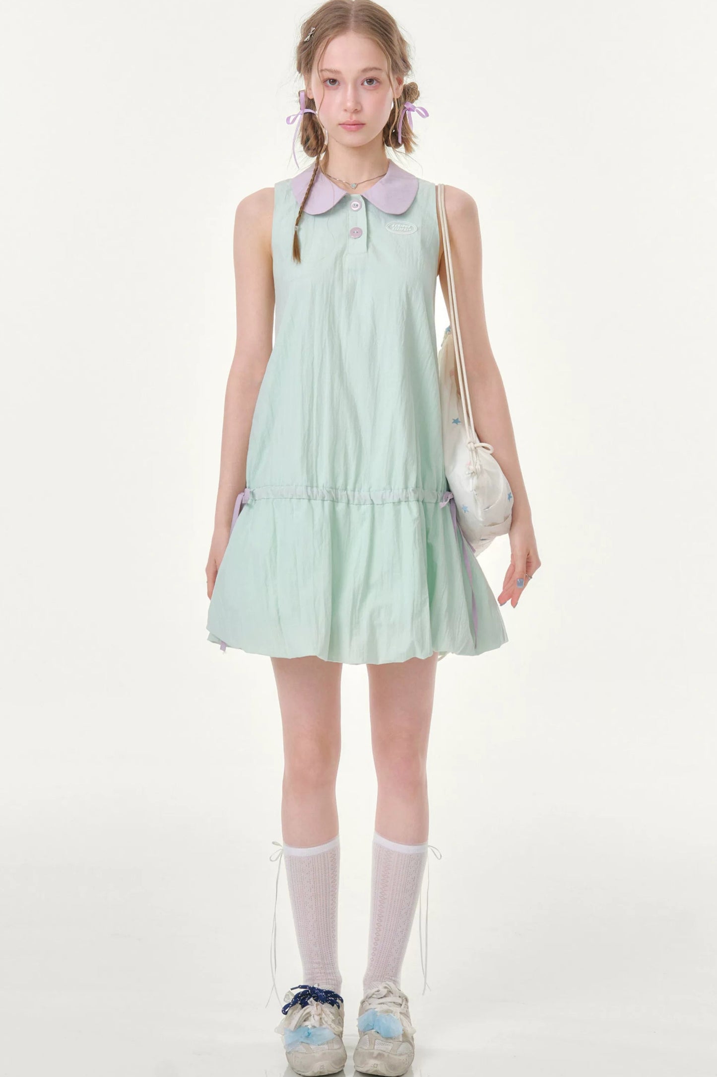 Mint Green Doll Collar Dress