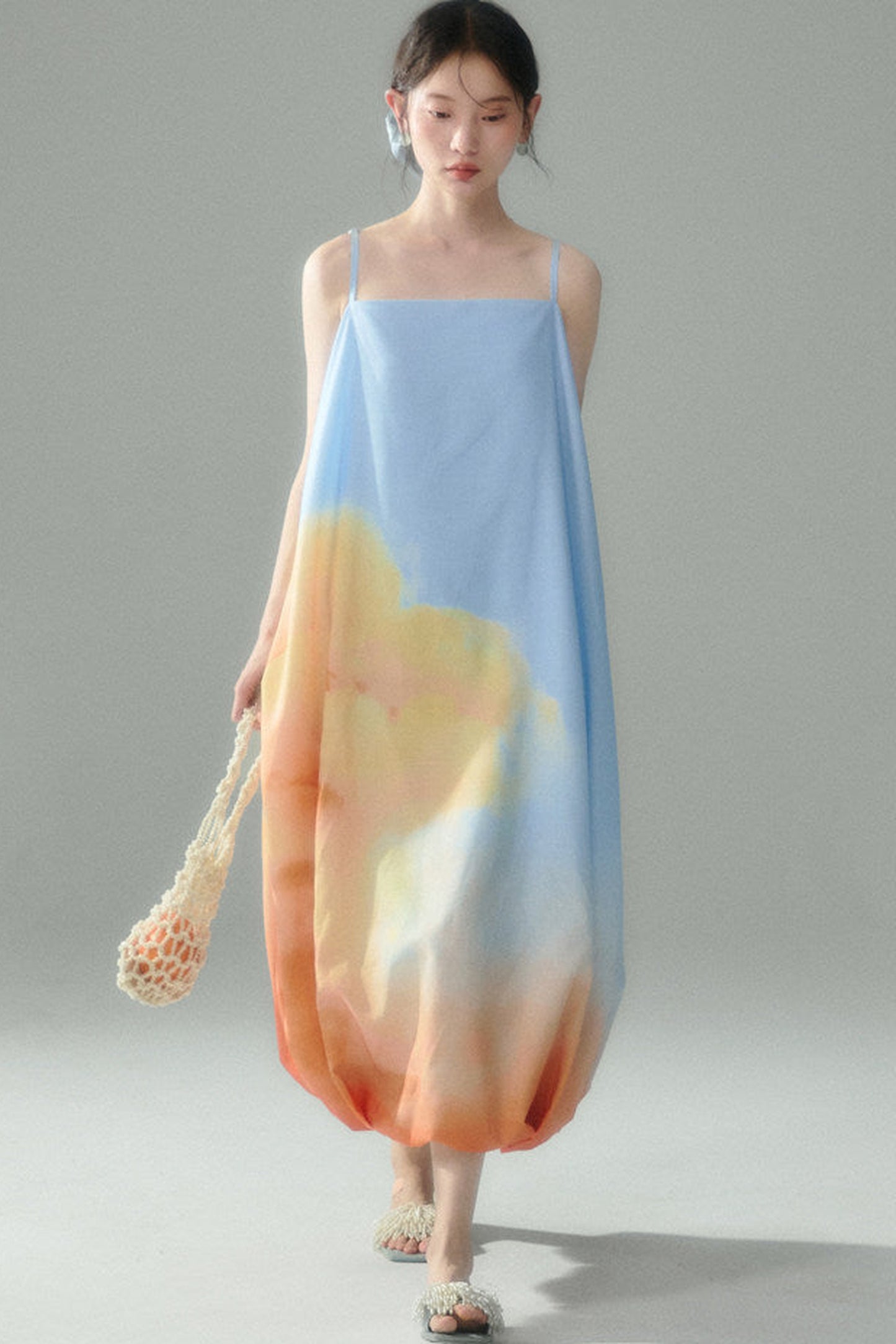Sunset Fire Cloud Dress Set-Up