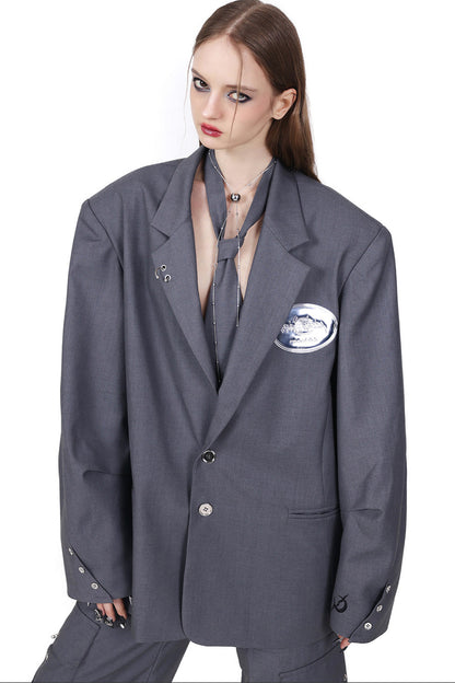 Structured Punk Y2K Blazer