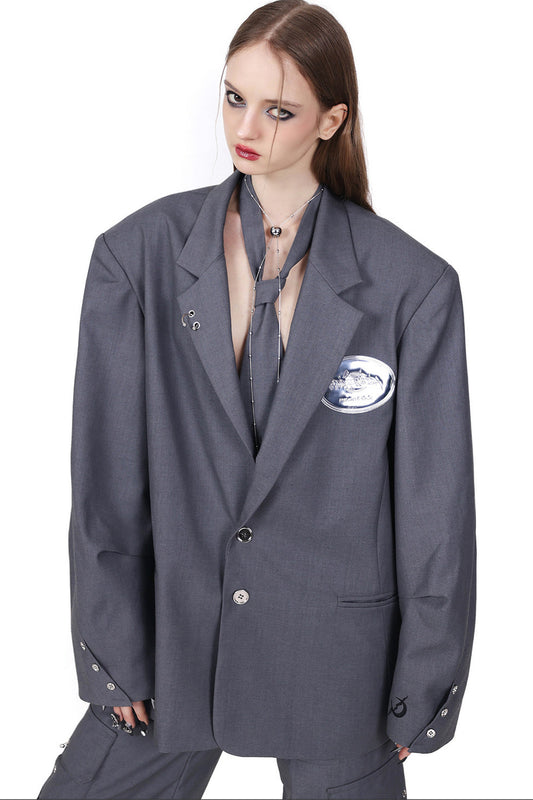 Structured Punk Y2K Blazer
