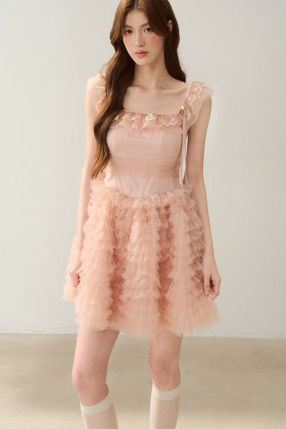 Robe en tulle bouffante de cours de ballet