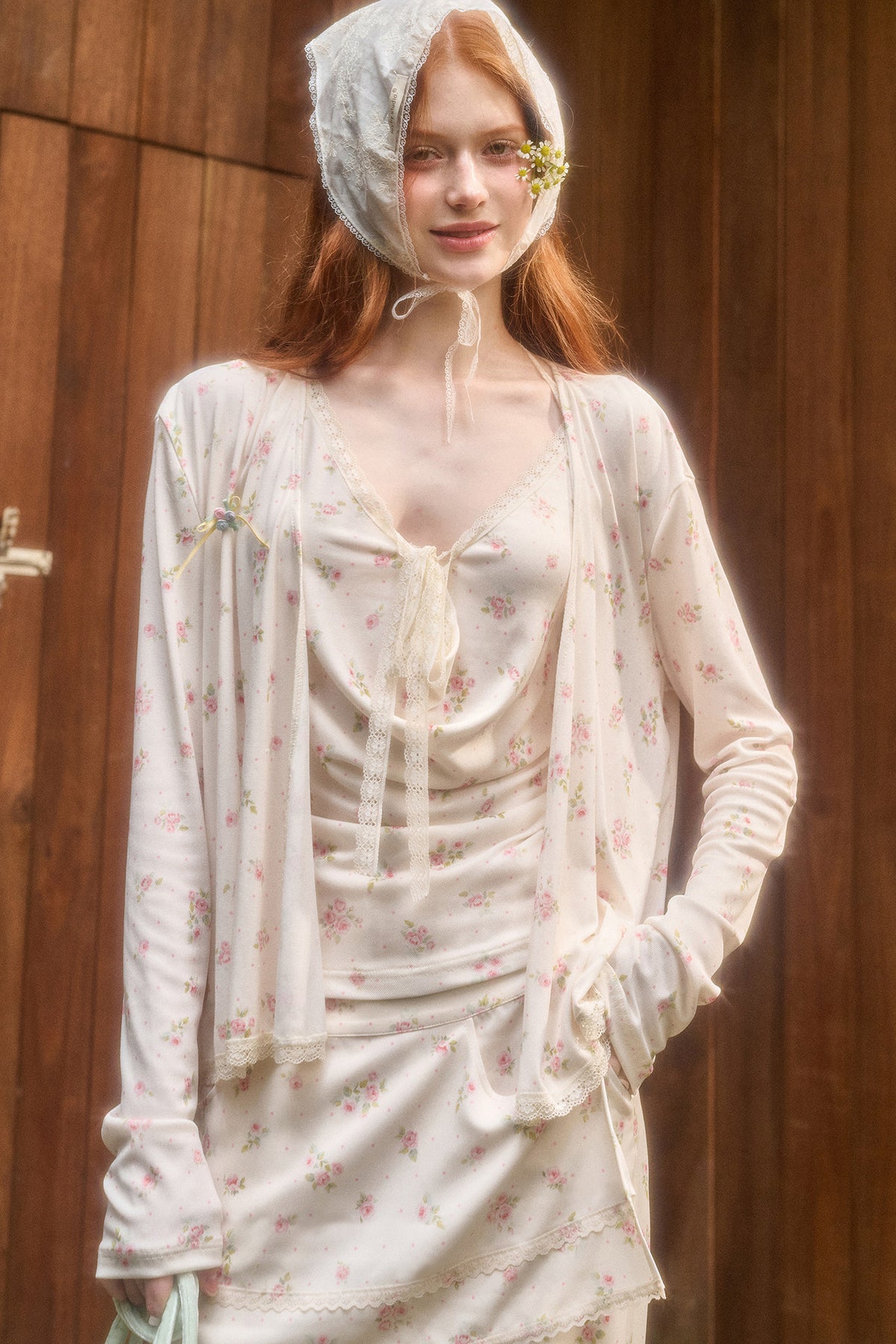 Liberty Print Cardigan and Dress Set-Up