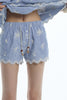 Graublaue Shorts
