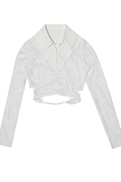 Angel's Tears Jacquard Ballet Top