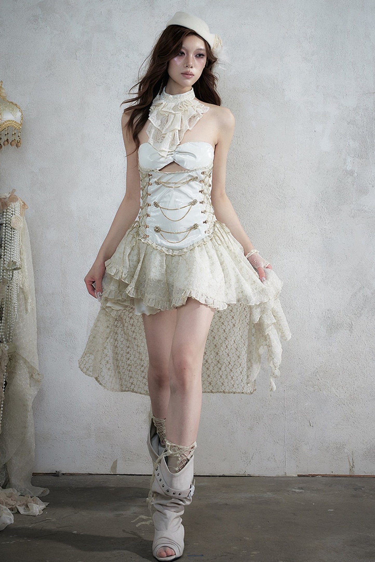 Baroque Lace Collar Scarf