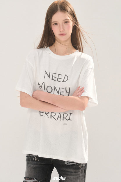 Animal Print Cotton T-Shirt