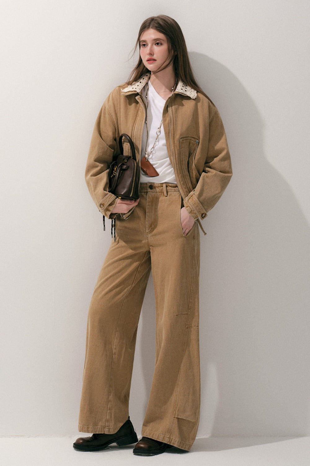 Detachable Hood Parka Jacket