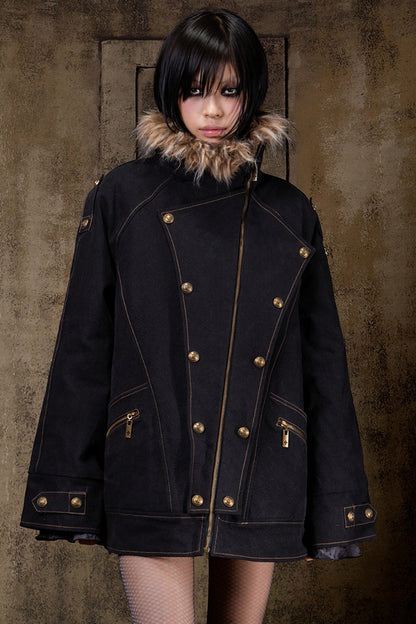 Style Mid-Length Loose Jacket