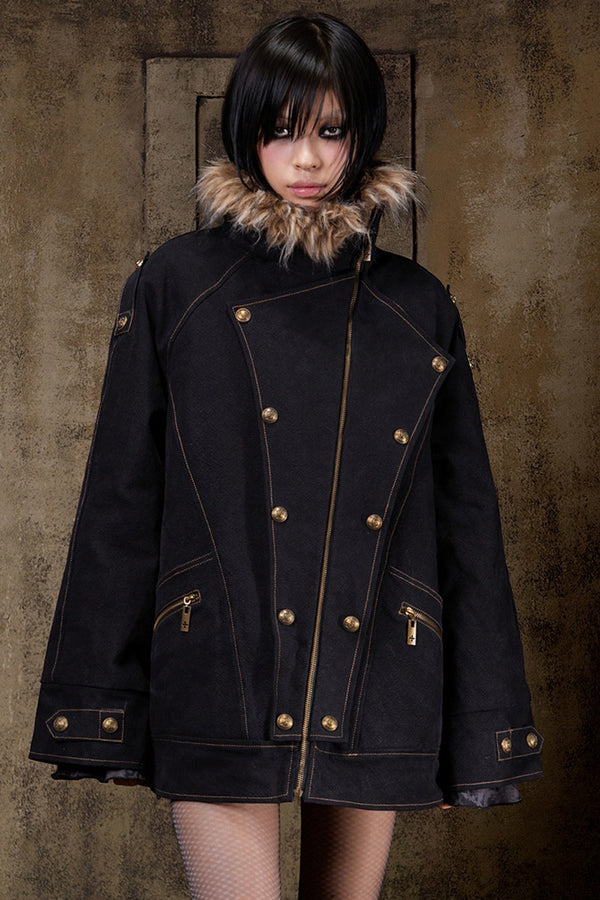 Style Mid-Length Loose Jacket