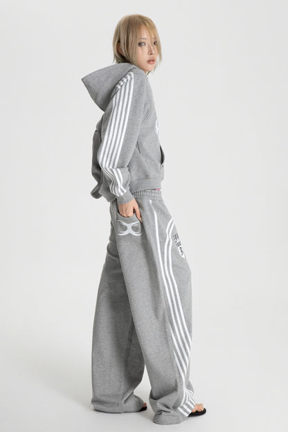 Double Waistband Emblem Sweatpants