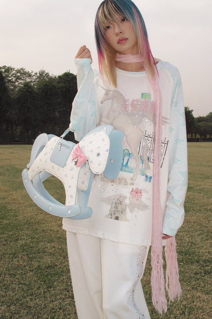 Rocking Horse Crossbody Handheld Bag