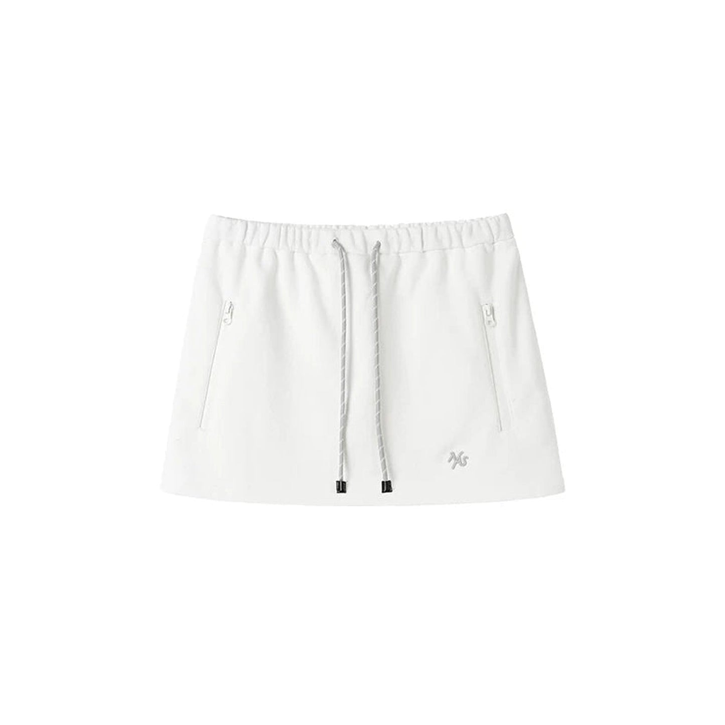 Cotton A-Line Drawstring Skirt