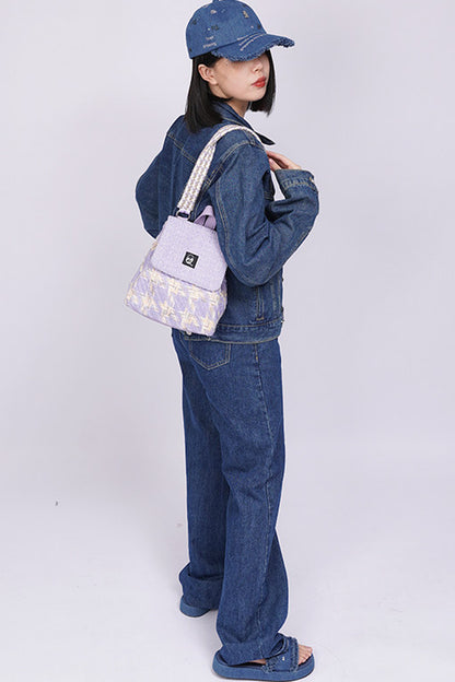 Y2K Furry Crossbody Backpack