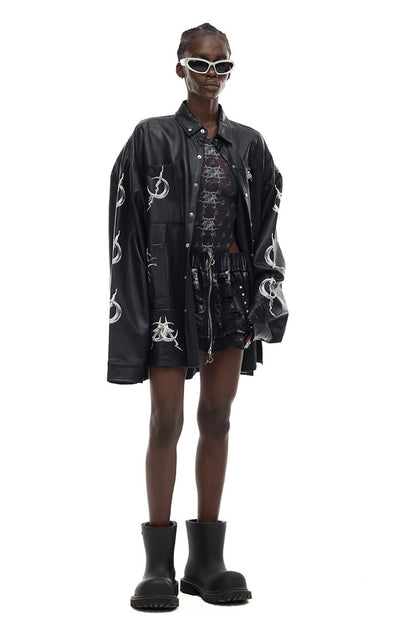 Y2K Punk See-Through Mesh Base Layer