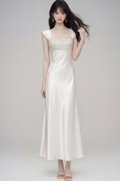 Moonlight Satin Evening Dress
