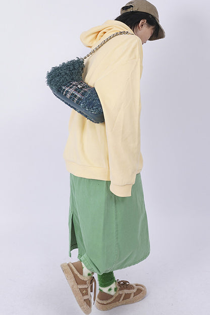 Y2K Color-Block Crossbody Bag
