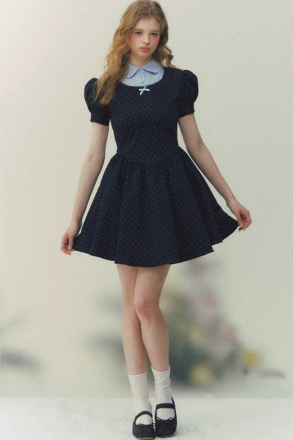Robe Princesse Rétro à Pois
