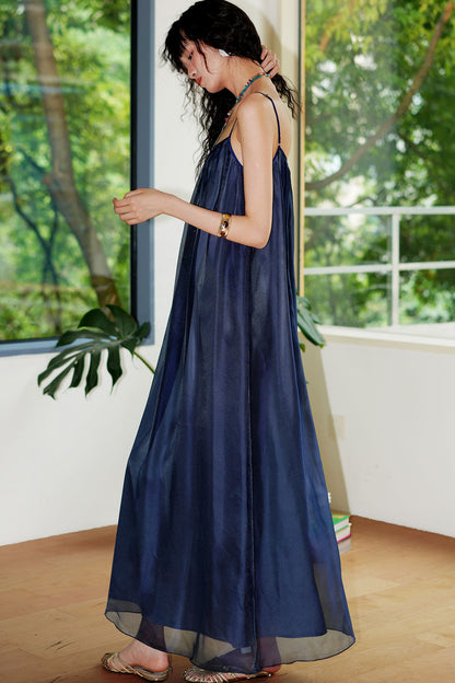 Pearlescent Gauze Dress Set