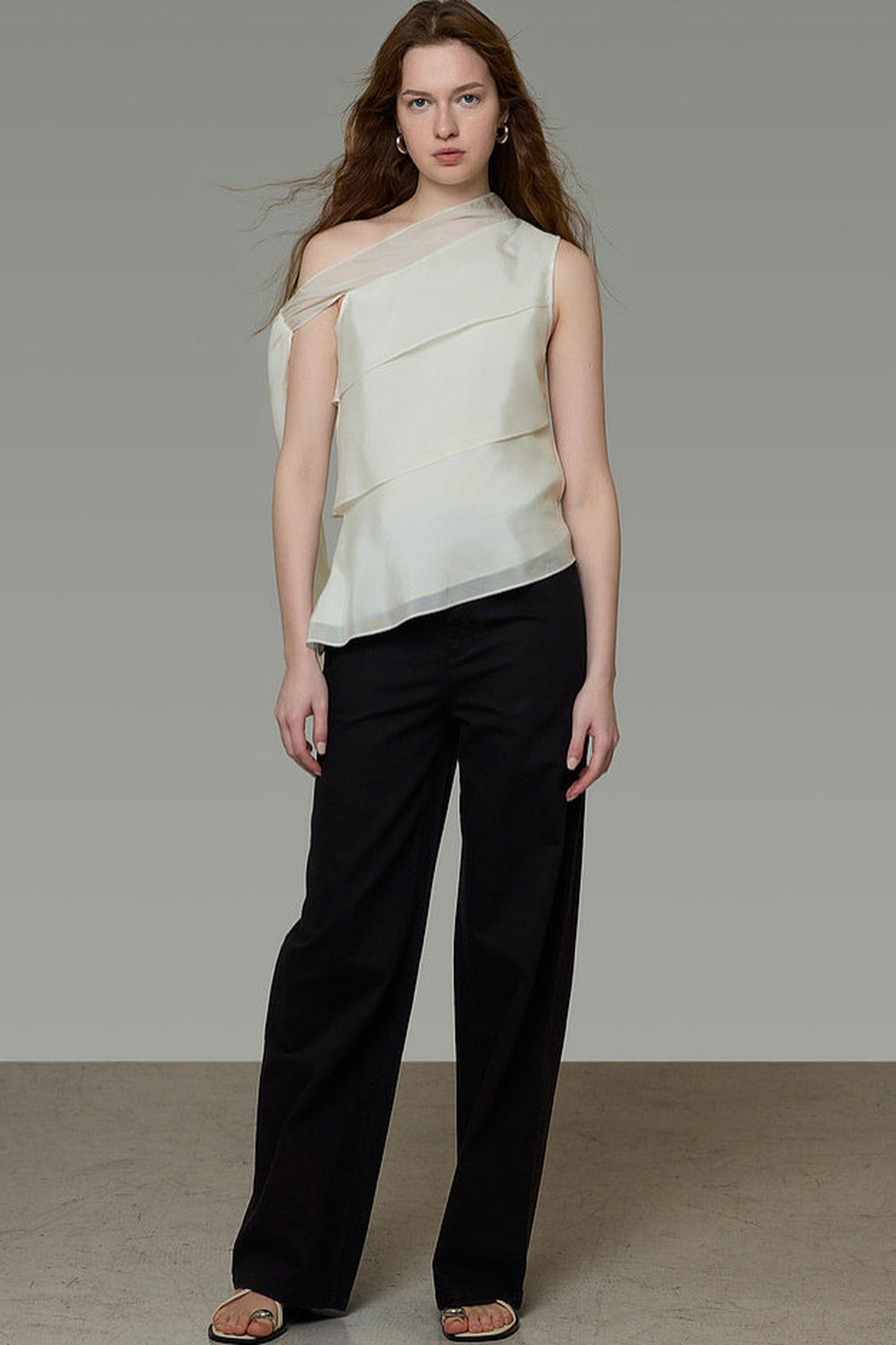 Ribbon Off-Shoulder Blouse