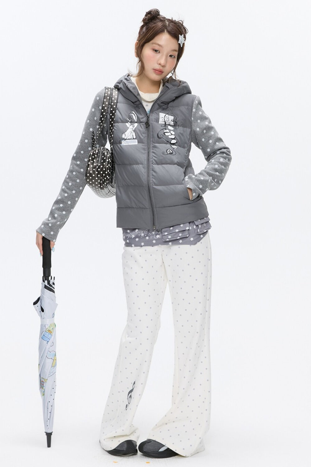 Bear Ears White Duck Down Jacket
