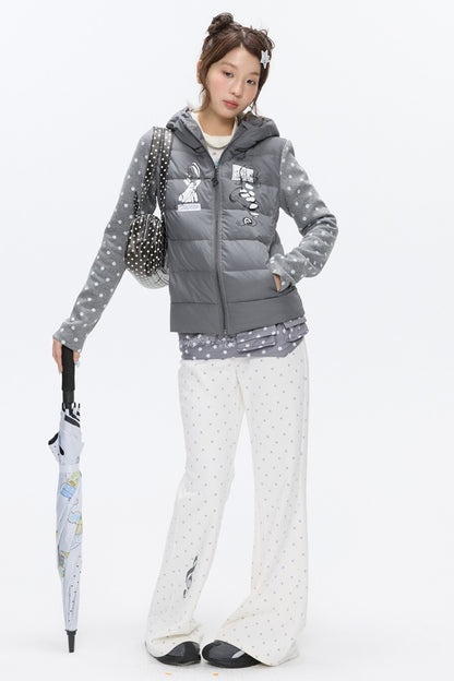 Bear Ears White Duck Down Jacket