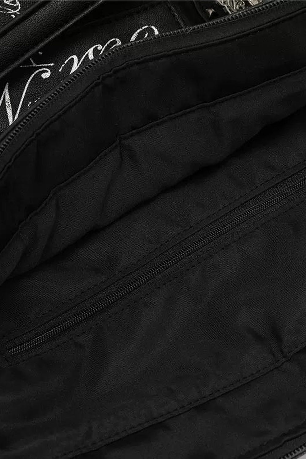 Cross Rivet Leather Shoulder Bag