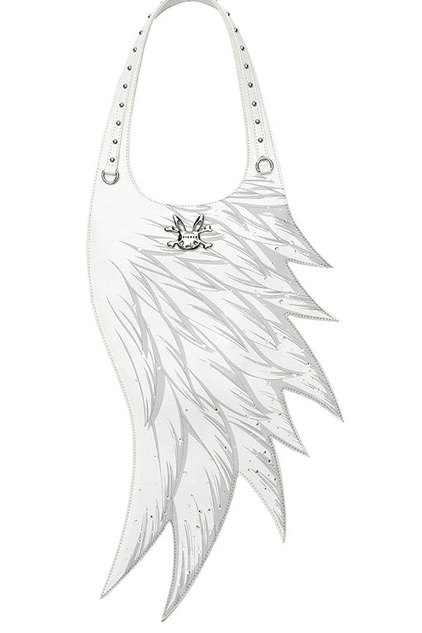 Angel Wings Rhinestone Underarm Bag