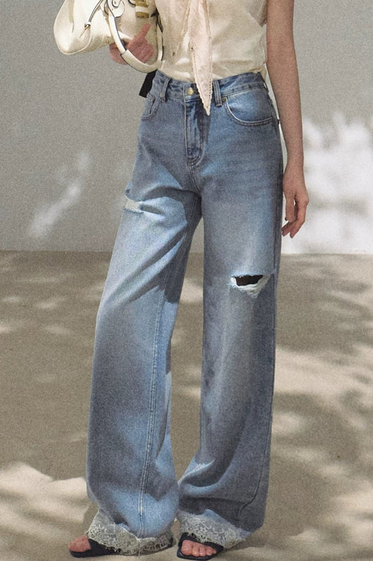 Bohemian Ripped Jeans