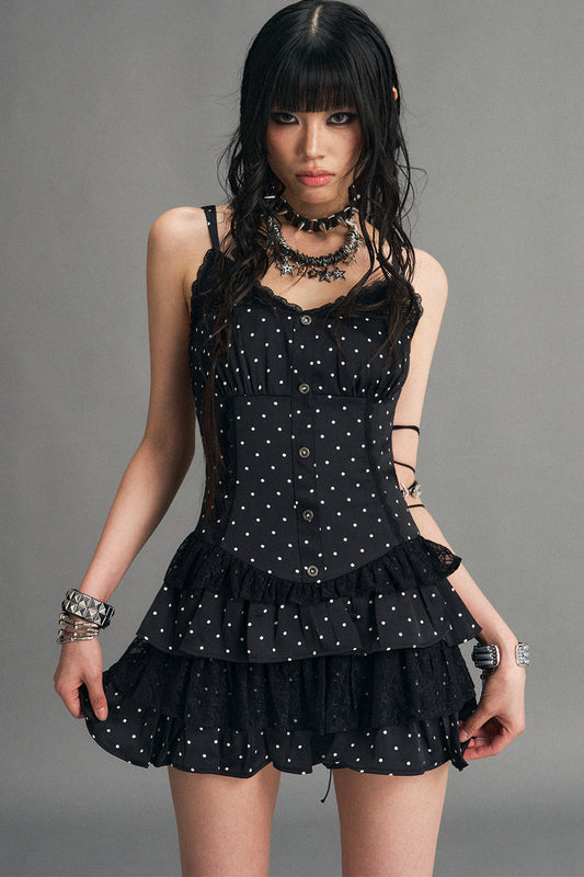Retro Polka Dot Dress
