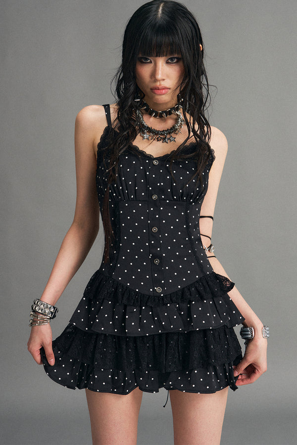 Retro Polka Dot Dress