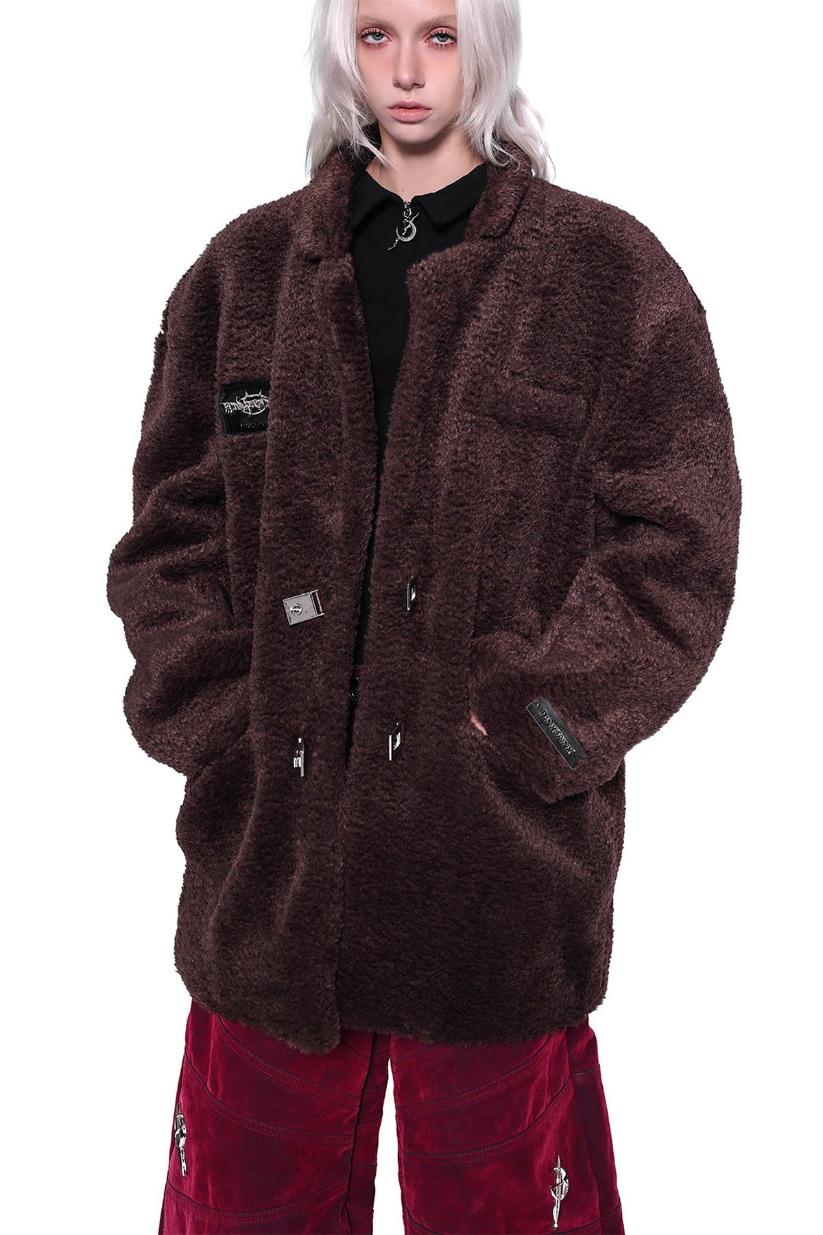 Caramel Suede Oversized Silhouette Jacket