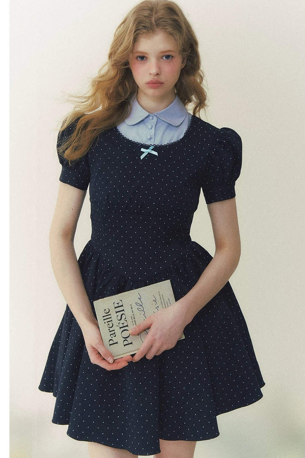 Robe Princesse Rétro à Pois