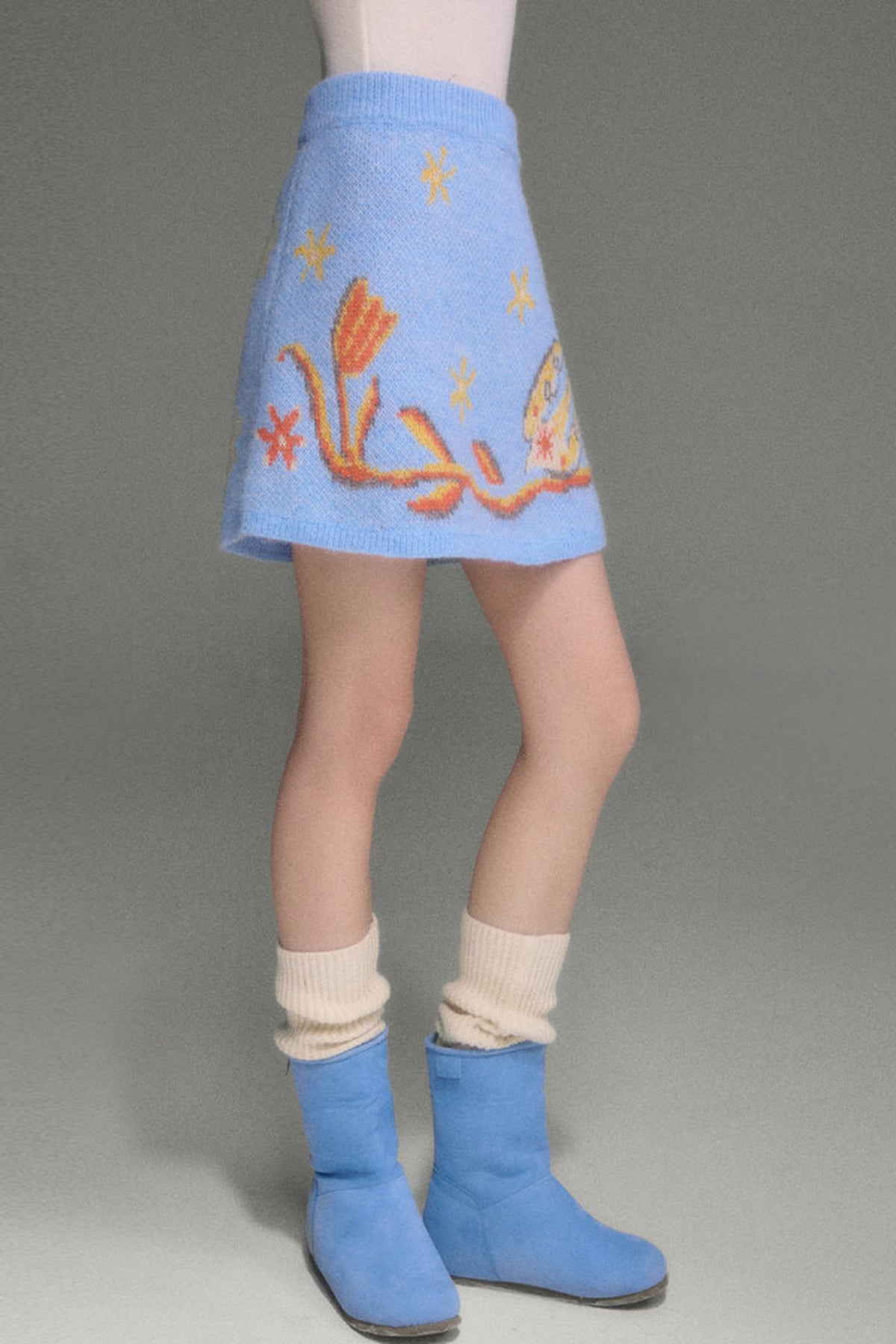 Bird Tulip Wool Knit Set-Up