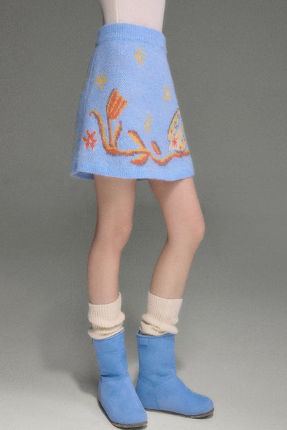 Bird Tulip Wool Knit Set-Up