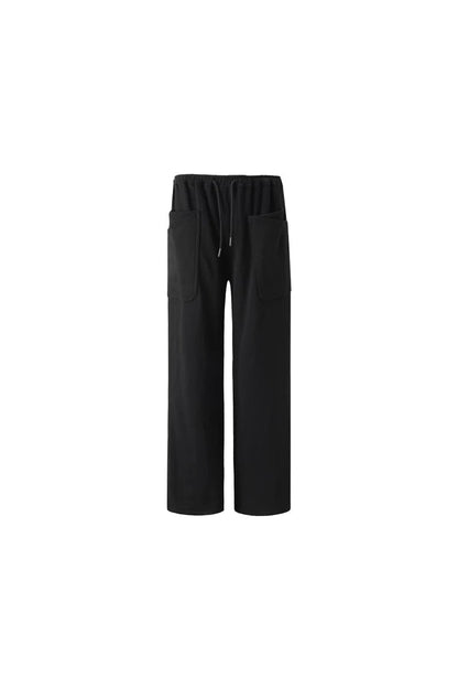 Double-Layer Wide-Leg Sweatpants