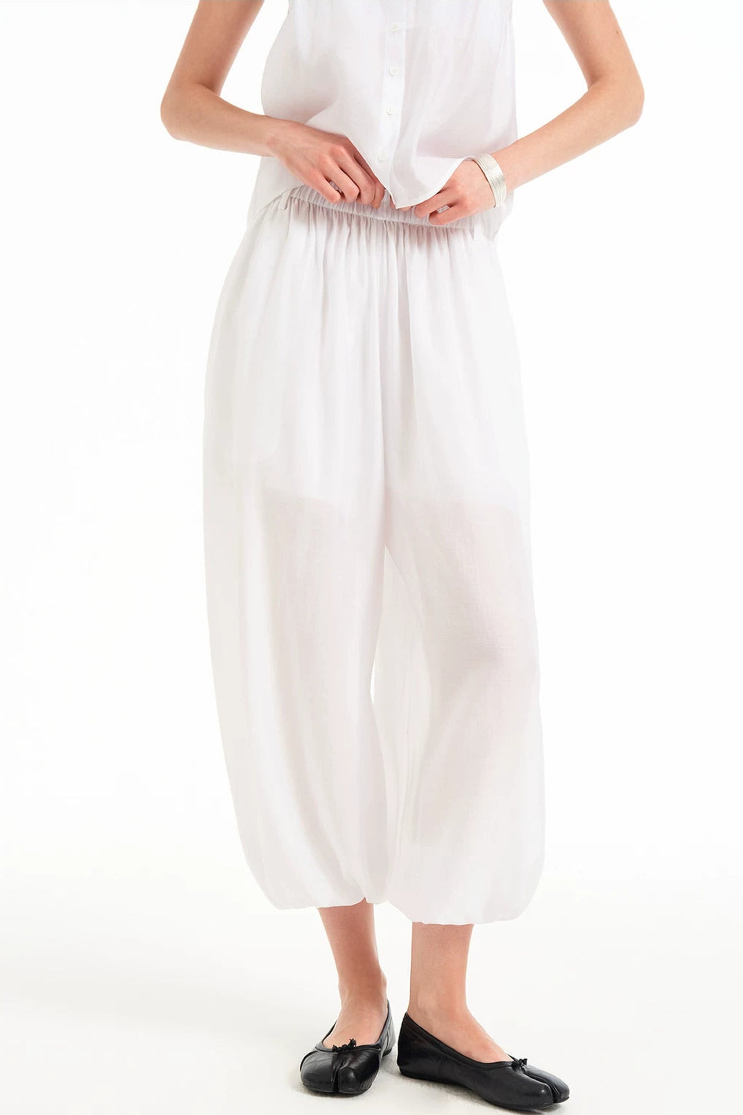 Tencel Lace-Trimmed Camisole Top Set-Up