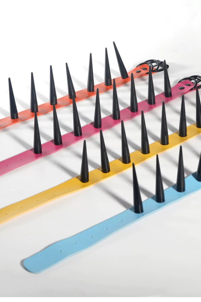 Colorful Rivet Choker