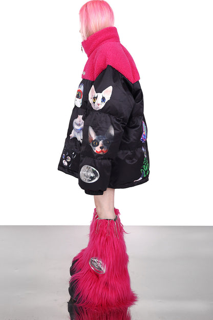 Pink Collar Cat Jacket